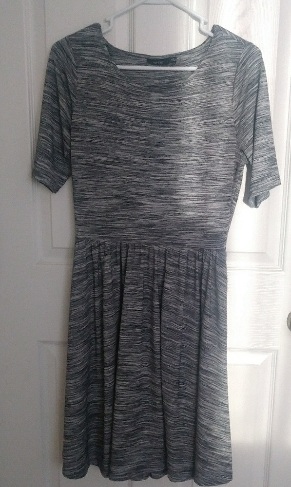 Heather Gray A-Line Dress